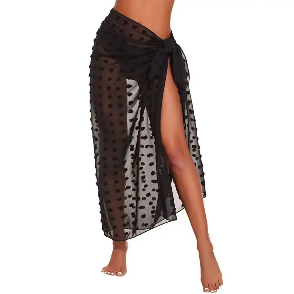 Fashion Multicolor Bikini Cover-ups Sexy Travel Beach Skirt Long Sarong One Piece Beach Scarf Female